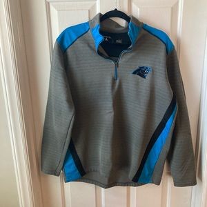 Antigua Carolina Panthers 1/4 Zip Jacket